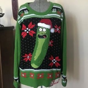 pickle rick christmas sweater